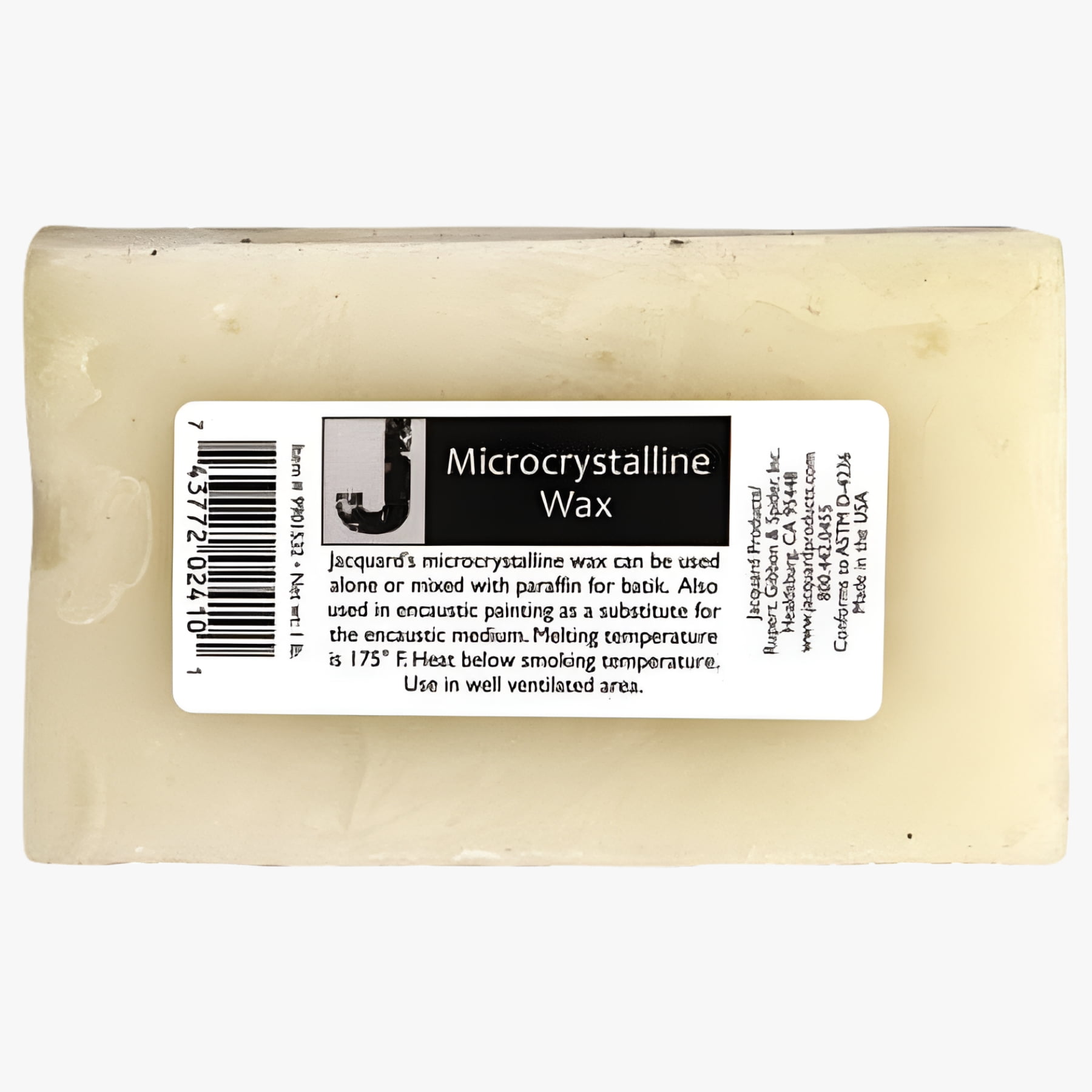 Jacquard Microcrystalline Wax, 1 lb. Block