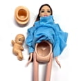 thumbnail image 2 of Conjunto de muñecas de embarazo para niños, traje de muñeca embarazada, tiene un bebé en su barriga, muñeca Barbie, juguete educativo qiuyongming unisex, 2 of 2