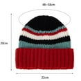 thumbnail image 4 of AUNVITO Warm Stretchy Color Block Knit Hat For Men And Women Winter Outdoor Unisex Comfortable Beanie, 4 of 4