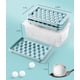 thumbnail image 5 of Juego de bandejas para cubitos de hielo, apilables, con tapa y papelera, 9 bolas, 5 of 5