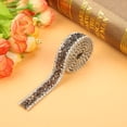 thumbnail image 3 of Mesh Wrap Roll,, Mesh Rhinestone, Rhinestone Ribbon  Ribbon,  For Crafts For Special Events For Birthday For Wedding, 3 of 8