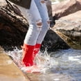 thumbnail image 4 of Norty Women's Hurricane Rain Boots – Waterproof Mid-Calf Length 11 inch Rubber Winter Spring and Garden Boots - runs a 1/2 size large, 4 of 6