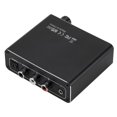 thumbnail image 3 of YSX 192kHz Digital Optical Coaxial Toslink To Analog Audio Converter RCA L/R 3.5mm Black, 3 of 8