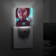 thumbnail image 4 of Kizazi Moto: Generación Fuego Luz nocturna LED con sensor de anochecer a amanecer para dormitorio, baño, pasillo, escaleras - Lámpara LED nocturna de enchufe, 0.5W - 1 pieza, 4 of 6