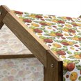 thumbnail image 5 of Fruits Pet House, Apple Harvest Theme with Fruit and Leaves Autumn Season, Outdoor & Indoor Portable Dog Kennel with Pillow and Cover, 5 Sizes, Burnt Sienna Yellow, by Ambesonne, 5 of 5