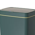 thumbnail image 3 of Cubo de basura inteligente con sensor para inodoro de baño (líneas de carga de 18 L) verde amarillo, 3 of 6