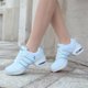 thumbnail image 3 of Zapatillas de baile de suela exterior blanda modernas de malla para mujer, zapatos deportivos ligeros transpirables para baile, zapato femenino, 3 of 5