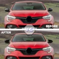 thumbnail image 3 of Glossy Black Car Side Wing Rearview Mirror Cover Cap Shell Sticking For Renault Megane 4 MK4 2016-2020 Bat Rear View Bright black, 3 of 6