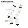 thumbnail image 5 of Daiia Sports Socks Cute Pigs Printed Novelty Crew Socks for Men Women Knee High Socks Cotton Socks Soft & Breathable Support Unisex Socks, 5 of 9