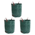 thumbnail image 2 of 3 bolsas plegables para cestas de hojas, bolsas de basura de jardín resistentes con 4 asas reforzadas, bolsa de hojas reutilizable para basura de Zulema bolsas de césped, 2 of 8