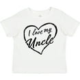 thumbnail image 3 of Inktastic I Love My Uncle in Black Chalk Heart Boys or Girls Toddler T-Shirt, 3 of 5