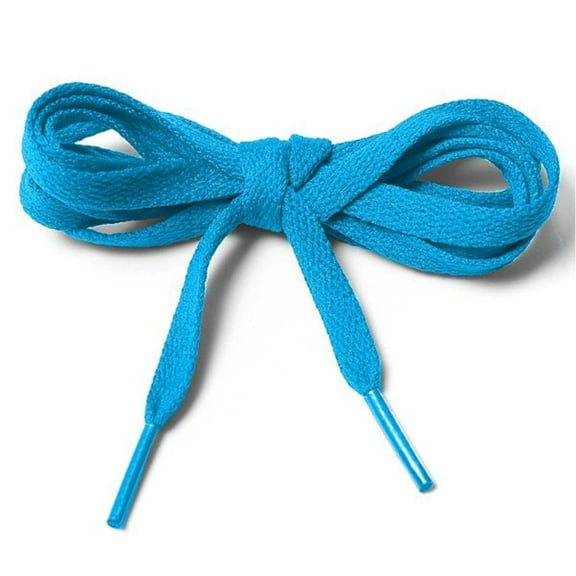 Crankbrothers Unisex's Rounded Shoelaces, Light Bluw, L-XL