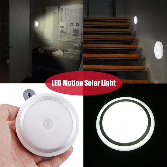 YYV Wireless Motion Sensor Led Light Battery Operated Cabinet Wardrobe Drawer Lamp Usb Rechargeable Stick On Night Light Under Cabinet Closet Lighting Motion Sensor Lamp