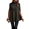 thumbnail image 2 of hirigin Women Sweater, Sleeveless High Neck Knitting Loose Casual Party Street Pullover Tops, S-M-L-XL, 2 of 6