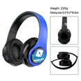 thumbnail image 3 of juego de dibujos animados auriculares Bluetooth auriculares para juegos auriculares plegables periféricos de animé estudiantes niños regalos de cumpleaños, 3 of 4