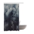 thumbnail image 2 of BSDHOME Rideau de Douche Imperméable en Polyester Anti-Buée 66x72 Pouces, 2 of 2
