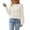 White, variant on ManxiVoo Women's Fall Sweaters Long Sleeve Knit Pullover Cozy Puff Sleeve Casual Tops for Everyday Wear L Size Blue