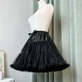 thumbnail image 5 of Women Tulle Petticoat, Soft Puffy Skirt, Elastic Waist Petticoat Tutu Tulle Skirt, Fluffy Skirt, Multi-Layer Party Puffy Skirt, 5 of 7