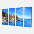thumbnail image 2 of Manarola Village in Rocks and Sea - Beach Photo Canvas Print, 2 of 3