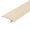 Beige, variant on Outwater T-Molding 1-1/2 Inch White Flexible Polyethylene Off-Set Barb Tee Moulding 12 Foot Coil
