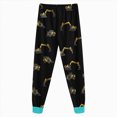 thumbnail image 7 of TOWED22 Toddler Baby Boy Fall Clothes Color Block Pockets Crew Neck Long Sleeve Sweatshirt Pants 2 Pcs Outfits Size:7-8 Y,Color:Black, 7 of 7