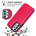 thumbnail image 4 of Wallet Case for Samsung Galaxy A53 5G with Card Holder, Back Folio Flip Premium PU Leather Kickstand Card Slots Case, Double Strong Magnetic Clasp Durable Shockproof Phone Case,Rose, 4 of 8