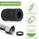 thumbnail image 3 of Juntas para compartimentos de ducha para baños y cocinas, juntas duraderas para tornillos, pernos, paquete de 30 arandelas de goma negras para mangueras, 3 of 7