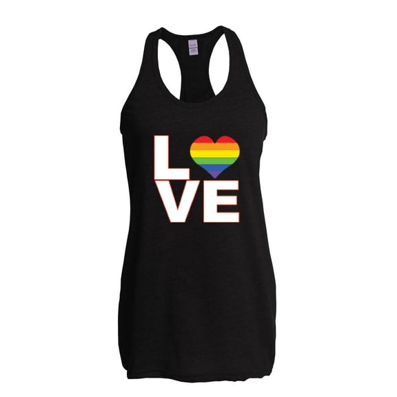 Normal is Boring - Women's Racerback Tank Top, up to Women Size 2XL - Love Rainbow