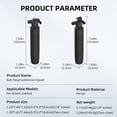 thumbnail image 3 of 360 Degree Adjustable Ball Head Tripod For Action Camera Portable Aluminum Alloy With Telescopic Height And 2kg Load Capacity, 3 of 8