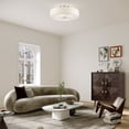 thumbnail image 6 of Livex Lighting - Meridian - 6 Light Semi-Flush Mount in Modern Style - 30 Inches, 6 of 17