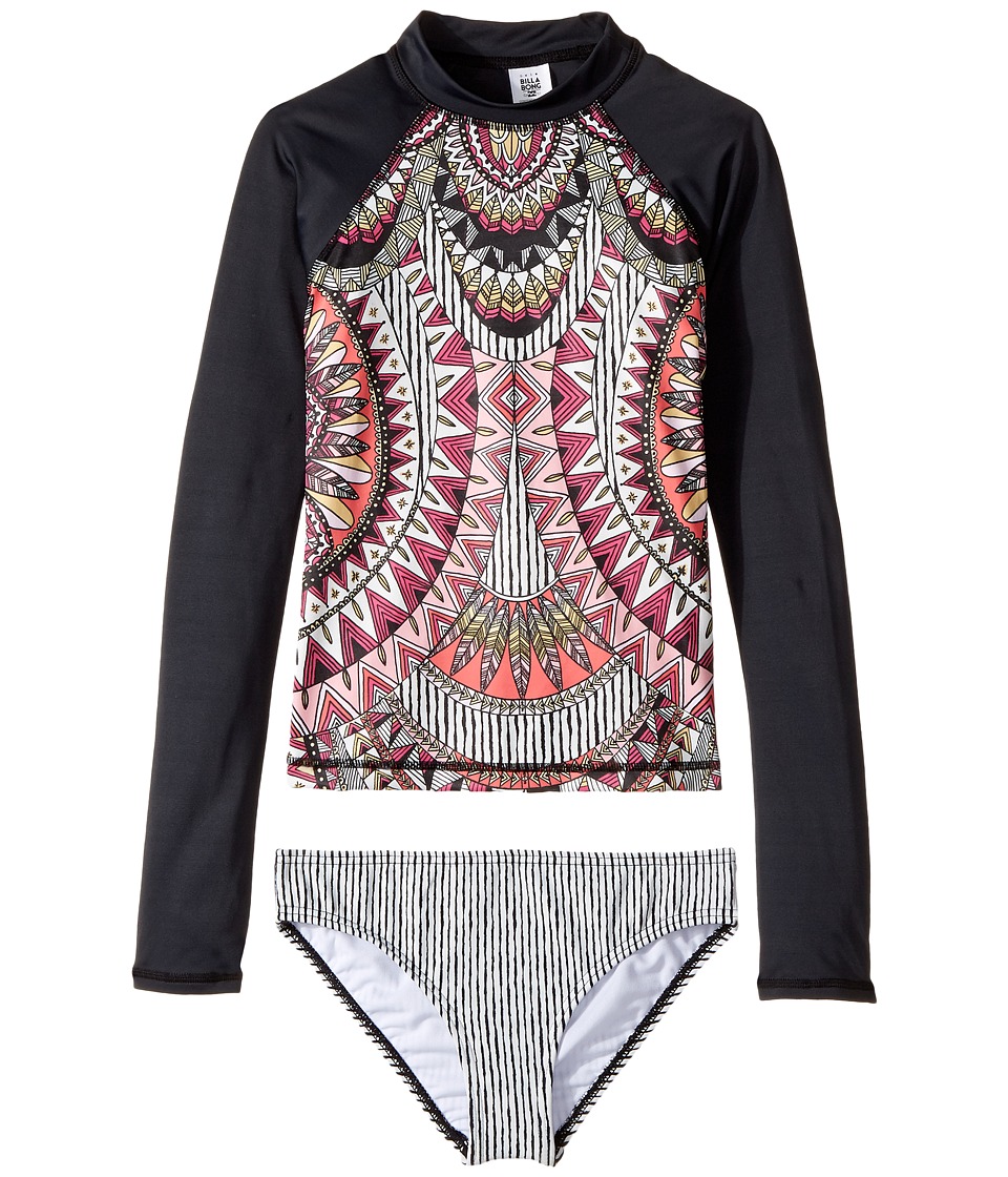 Billabong Billabong NEW Black Girl's Size 14 Tankini Set GeoPrinted