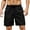 Black, variant on XMMSWDLA Mens Swim Trunks Quick Dry Swimming Shorts Dark Blue Mens Dress Shorts
