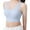 Blue, variant on Crop Top Bra Girls Seamless Sports Bra Training White Bra Camisole Style Lightweight Seamless Kids Girl Underwear Age 8