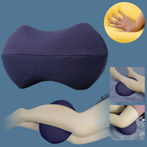 VBXOAE Orthopedic Knee Pillow for Side Sleepers Alleviating Back Hip Knee Nerve Pain Ventilated Foam for Cool Comfortable Sleep Ergonomic Design Supports Legs Without Straps