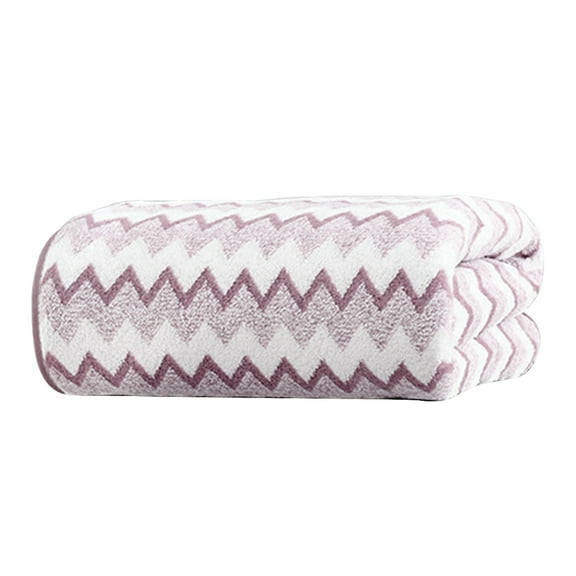 Lilixerw Serrated Stripe Bath Towel,Oversized Bath Blanket Soft Highly Absorbent Bathroom Towel Set Microfibers Quick Dry Shower Towel for Hotel,Bathroom,Guest,Gym,55.1 x 27.5 inch
