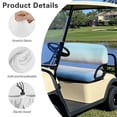 thumbnail image 5 of Garronmavis Golf Cart Seat Covers Blue Golf Cart Elastic Seat Covers for Outdoor Protection Smooth Surface Gradient Color Interior Accessories, 5 of 7