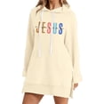 thumbnail image 1 of WILLBEST Vestidor Portátil Sudadera Con Capucha Con Letras Estampadas Informales Para Mujer, 1 of 3