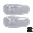 thumbnail image 1 of Turn Signal Light Lenses, Damage Free Marker Lamp Housings Decoration Aging Resistant High Strength  For Car White, 1 of 8