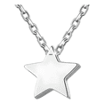 thumbnail image 1 of Dije Estrella Collar Acero Plata Inoxidable Mujerminimalista lab.G, Plata, 1 of 5