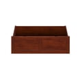 thumbnail image 2 of AFI  Twin Size Foot Drawer Walnut White Finish, 2 of 5