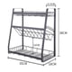 thumbnail image 3 of Estante para s de cocina de 3 capas, estante de pared para gabinete, organizador de almacenamiento, estantes, soporte de acero inoxidable para Estilo1 Macarena organizador de especias, 3 of 8