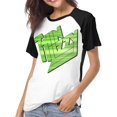 thumbnail image 1 of T-Shirt de Baseball à Manches Courtes pour Femmes avec Logo THin LIZZY et Impression 3D, 1 of 3