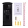 thumbnail image 4 of Riwcyla Fingerprint Access Control Time Attendance Machine Biometric Time Employee Checking,in Recorder FingerprintPassword/ Recognition Multi,language with Software Support U Disk Export Report fo, 4 of 6
