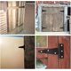 thumbnail image 4 of 2pcs 2 Gate Hinge Furniture Hinges 2 Inches Door Hinges Heavy Duty Hinges T Shape Hinges, 4 of 5