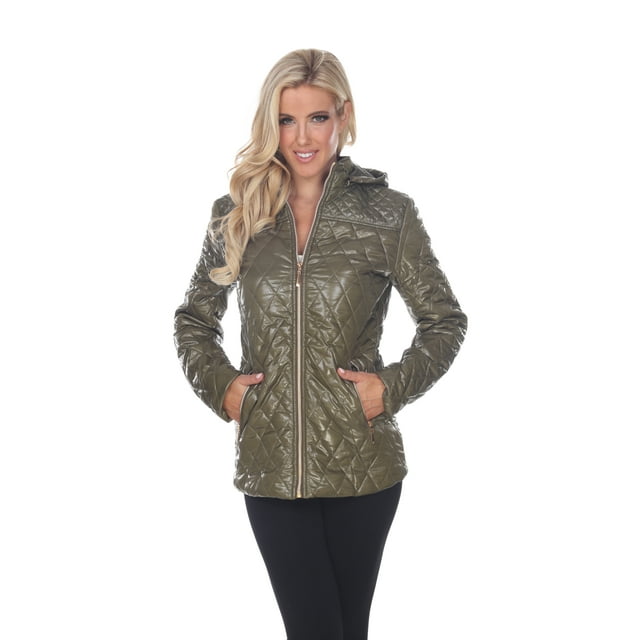 White Mark Manteau Matelassé pour Femmes