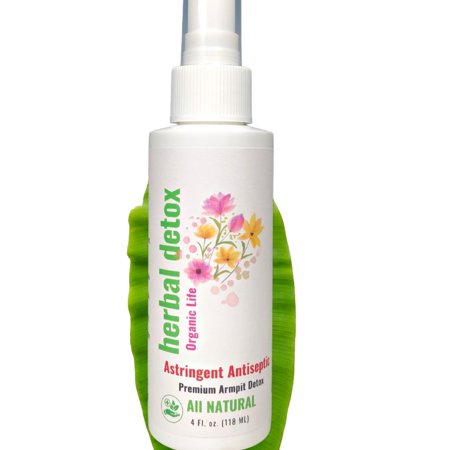 Dermveda Armpit Detox Spray Natural Herbal Spray Deodorant for Men & Women, 4 fl Oz