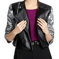 thumbnail image 4 of Rachel Roy Womens Charlie Jacket, Grey, X-Small, 4 of 7
