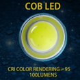 thumbnail image 3 of KunHe Paquete de 6 mini linternas LED pequeñas COB para niños 100 lúmenes con batería Luz de flash brillante para acampar, 3 of 3