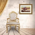 thumbnail image 3 of Russell, Charles Marion 14x11 Gold Ornate Wood Framed with Double Matting Museum Art Print Titled - Fording the Horse Herd, 3 of 4