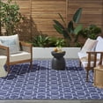 thumbnail image 4 of Nourison Horizon Indoor/Outdoor 8' x 10' Navy Modern Rug, 4 of 10